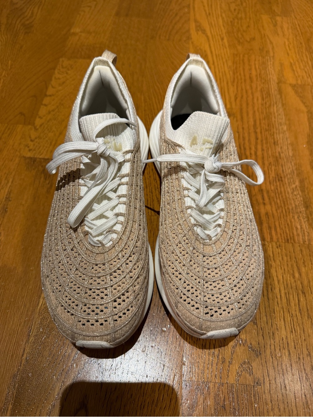 APL X Nastia Liuken TechLoom Zipline Sneakers - Champagne Metallic